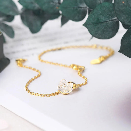 Rose Bee Quartz Bracelet