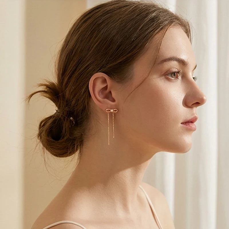 Satin Bow Earrings