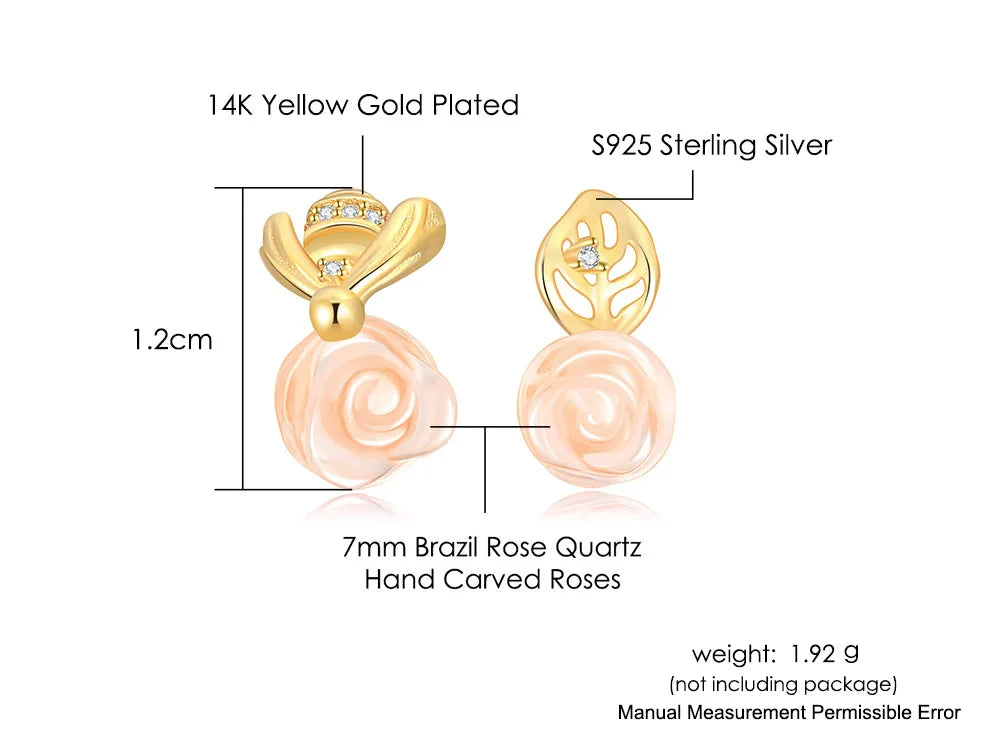 Specifications of Earrings in Gold-Plated Sterling Silver