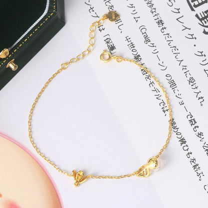 Rose Bee Quartz Bracelet