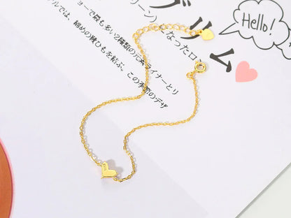 Cute Heart Corundum Jewelry Set