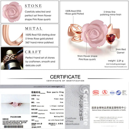 Rose Quartz Ring