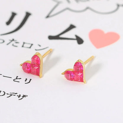 Red Heart Earrings