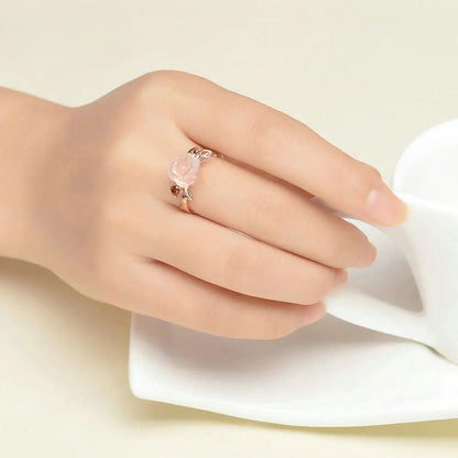 Rose Quartz Ring