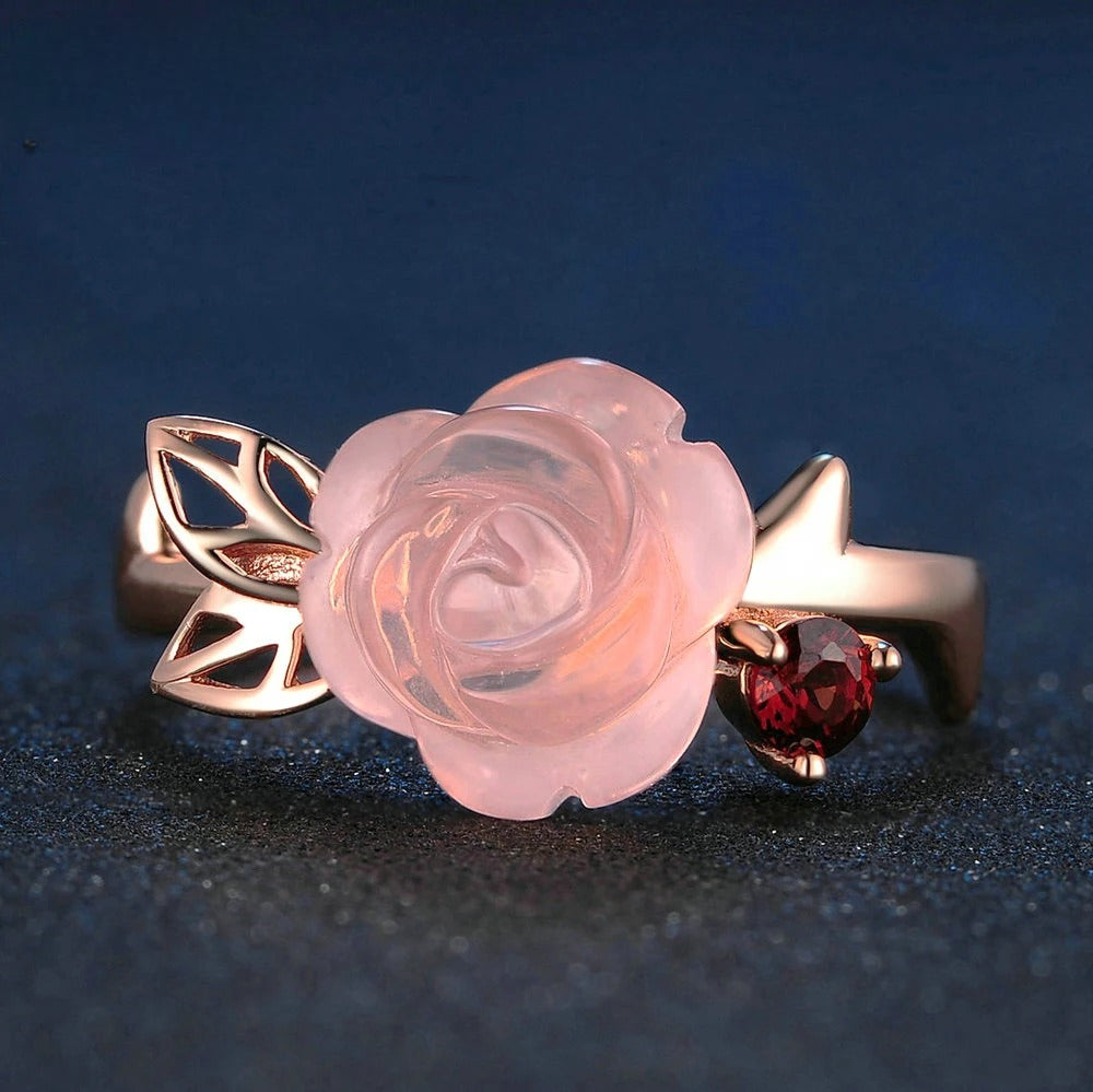 Rose Quartz Ring