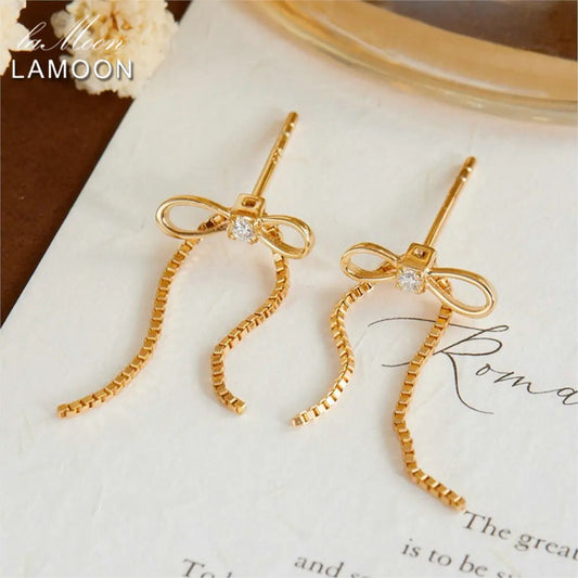 Satin Bow Earrings