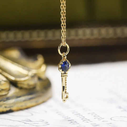 Azure Key Necklace