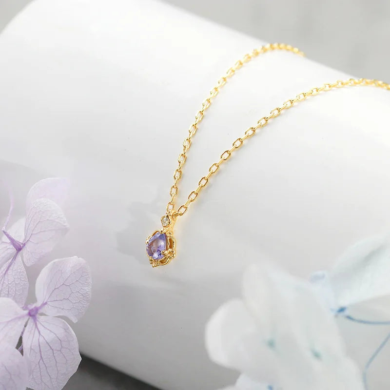 Tanzanite Pendant Necklace