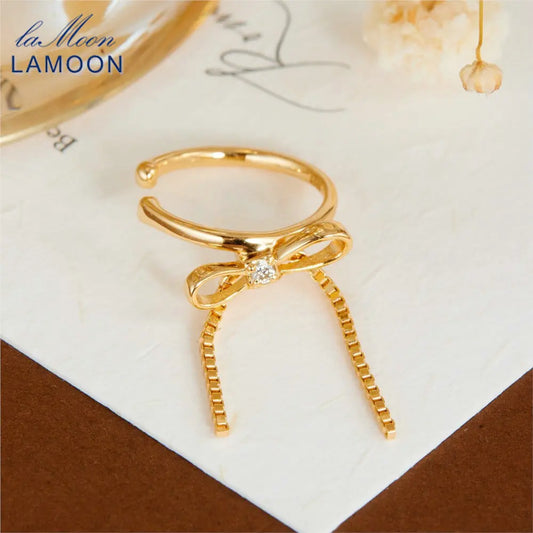 Satin Bow Ear Cuff