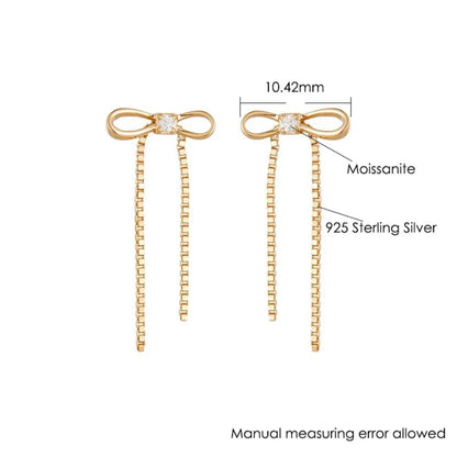 Satin Bow Earrings