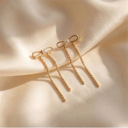 Satin Bow Earrings