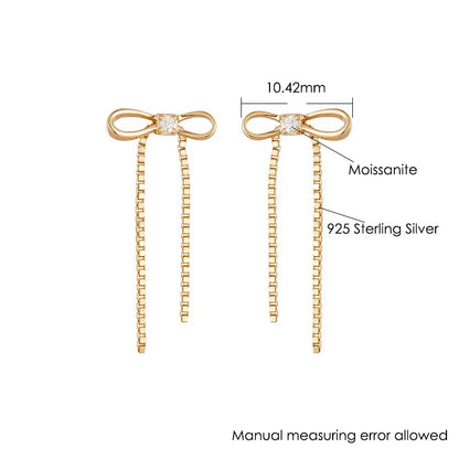 Satin Bow Earrings