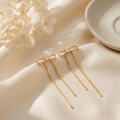 Satin Bow Earrings