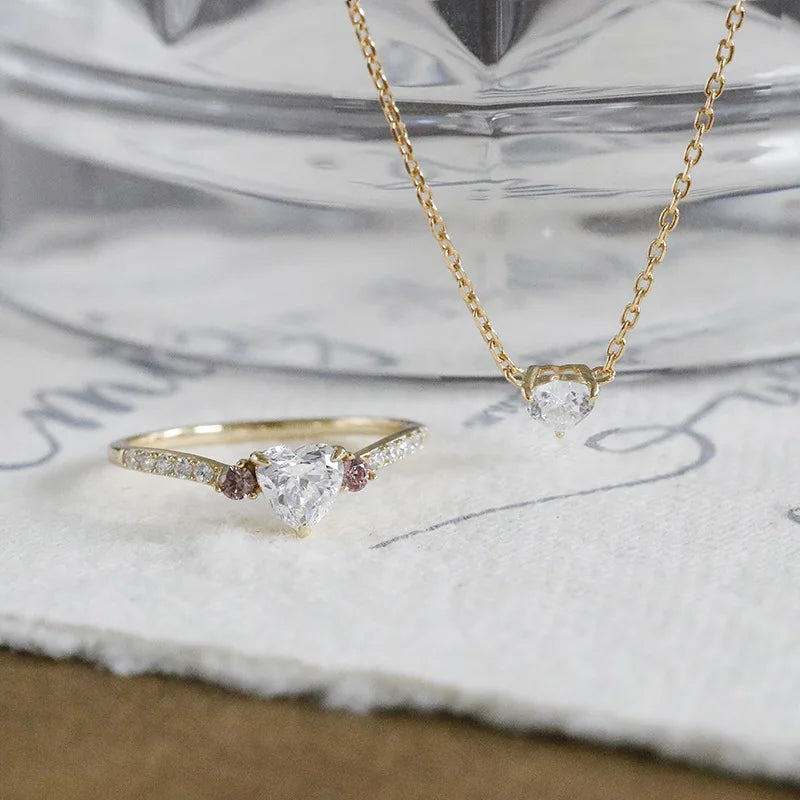 Crystal Heart Necklace