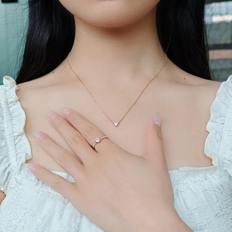 Crystal Heart Necklace