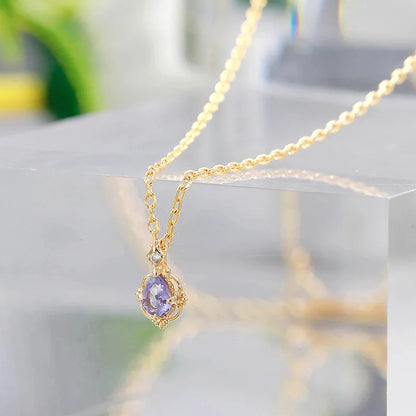 Tanzanite Pendant Necklace