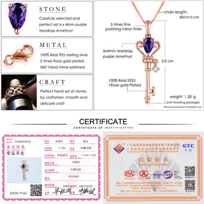 Crown Key Necklace