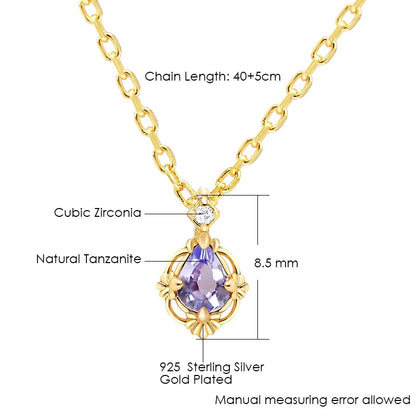 Tanzanite Pendant Necklace