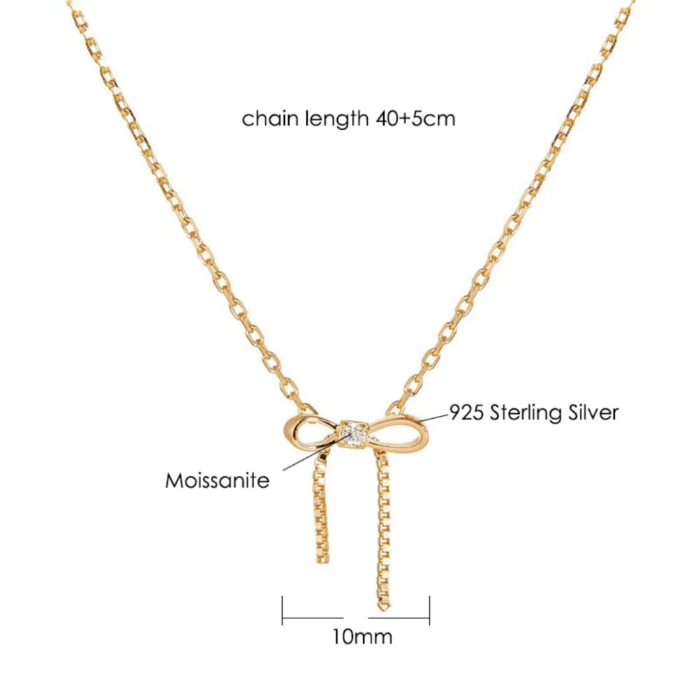Satin Bow Necklace
