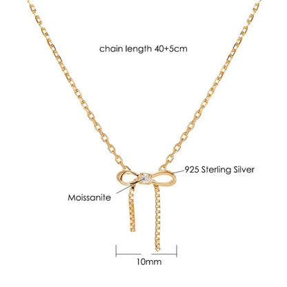 Satin Bow Necklace