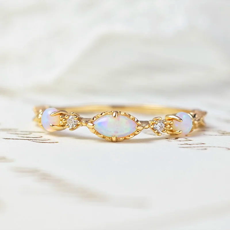 Opal Prism Ring