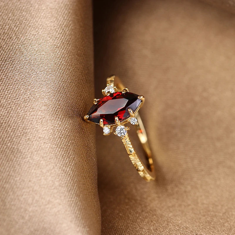 Garnet Heirloom Ring