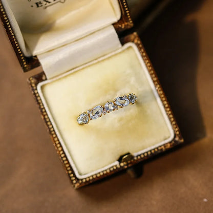 Fernleaf Topaz Ring