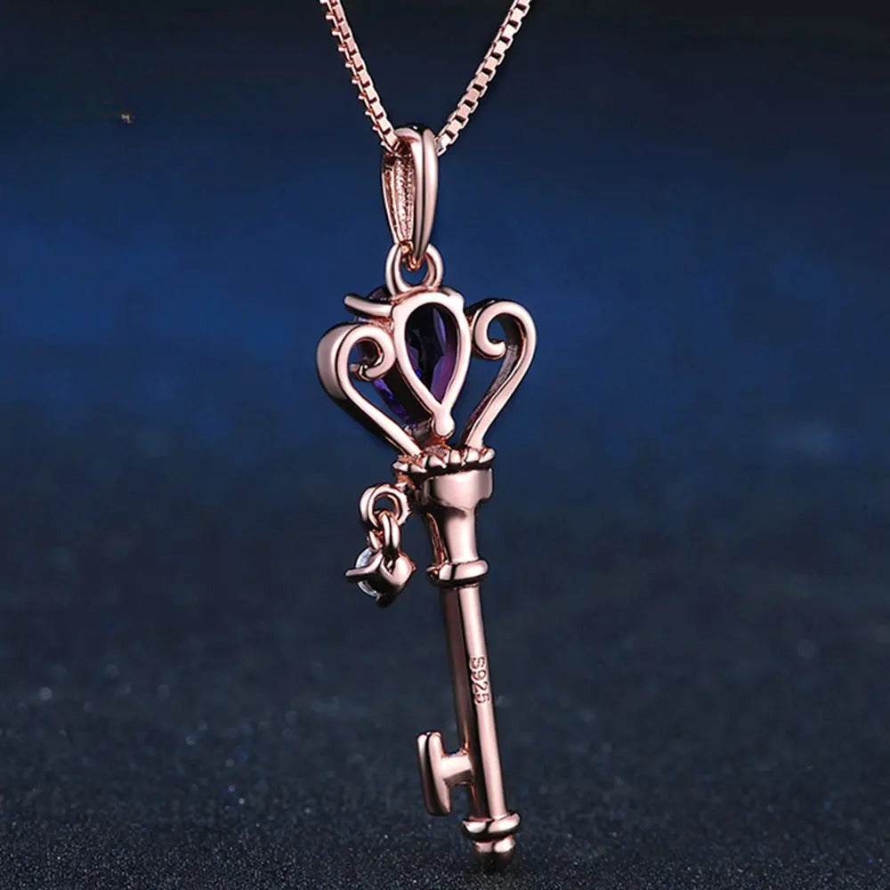 Crown Key Necklace